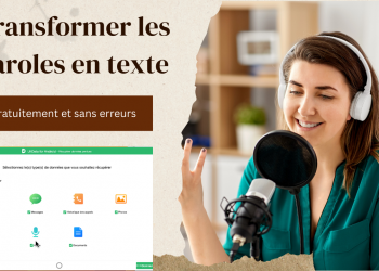 transformer les paroles en texte