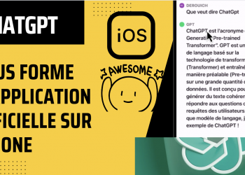 ChatGPT comme application