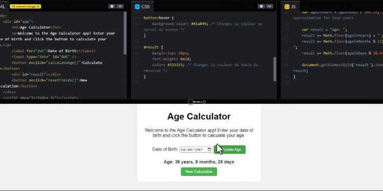 créer une application