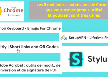 5 extensions de Chrome