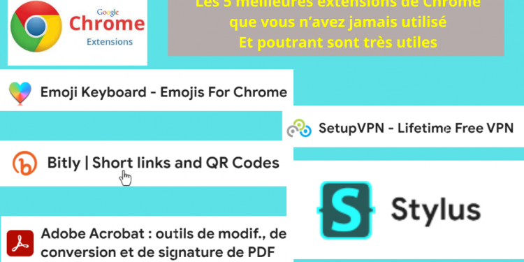 5 extensions de Chrome