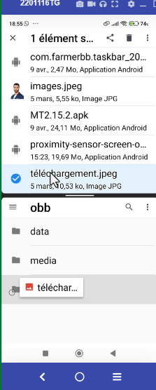 data et obb sur Android