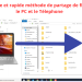 partage de fichiers entre pc et téléphone