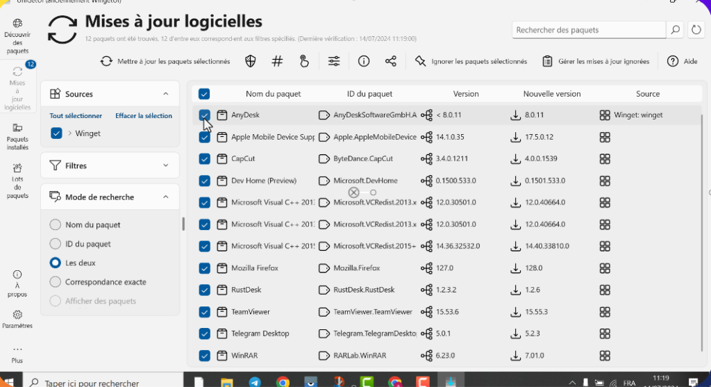 gérer vos logiciels