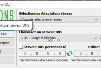 modifier DNS sur Windows